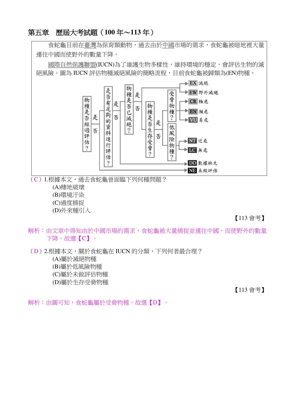 生物多樣性與保育 第1頁