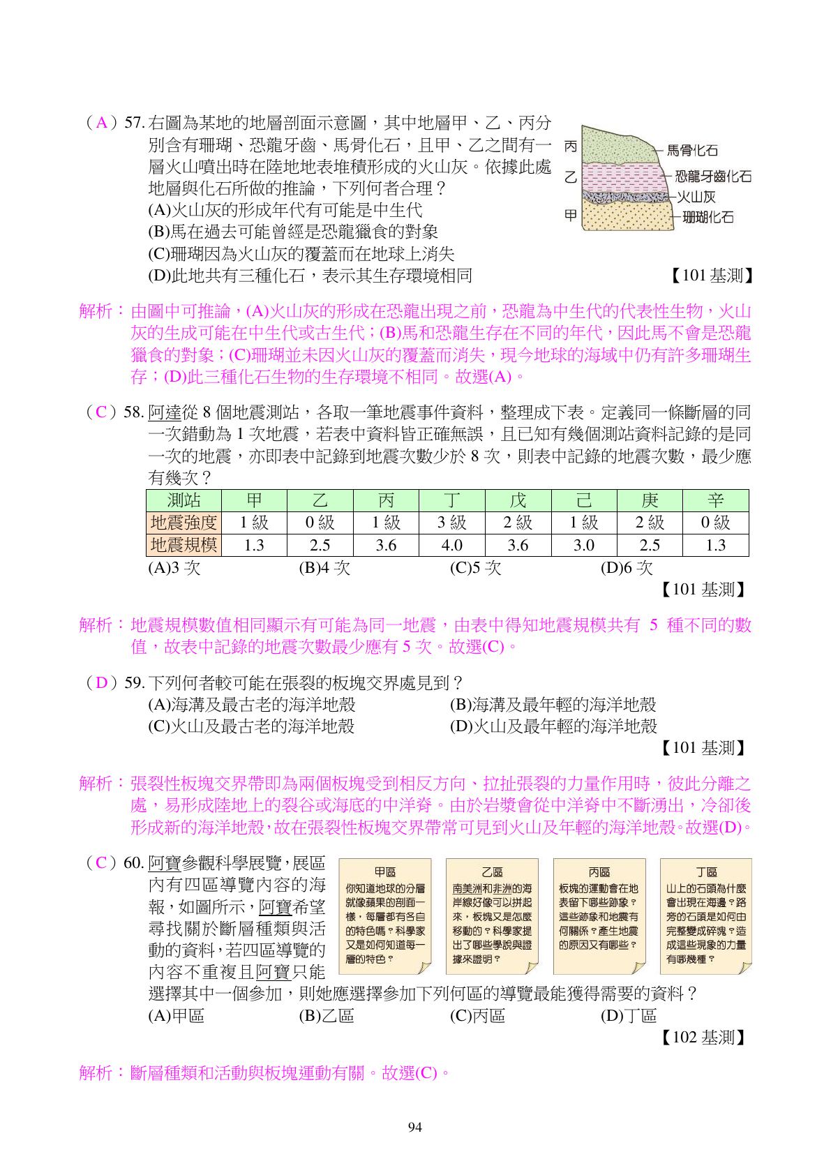 地球的構造與板塊 第16頁