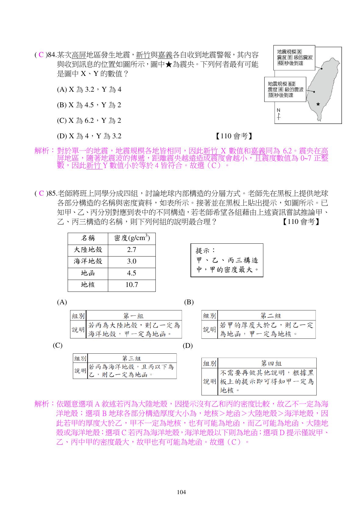 地球的構造與板塊 第26頁