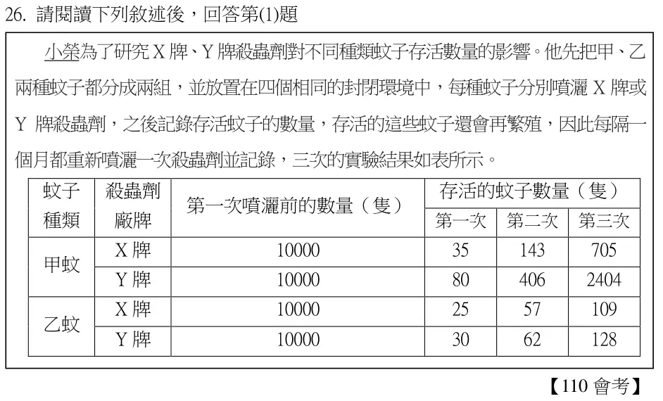 第26題題組文章