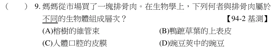 第9題題目