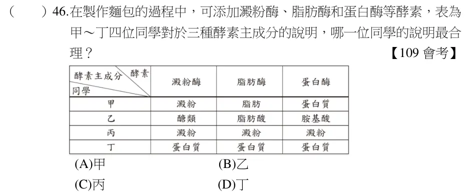 第46題題目