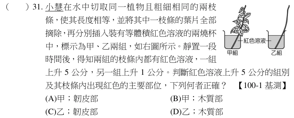 第31題題目