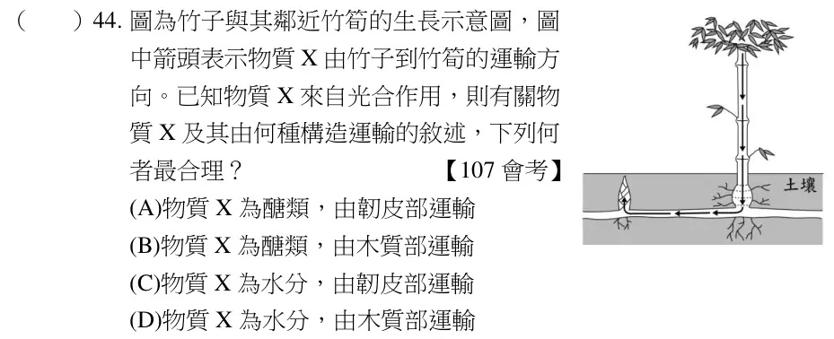 第44題題目