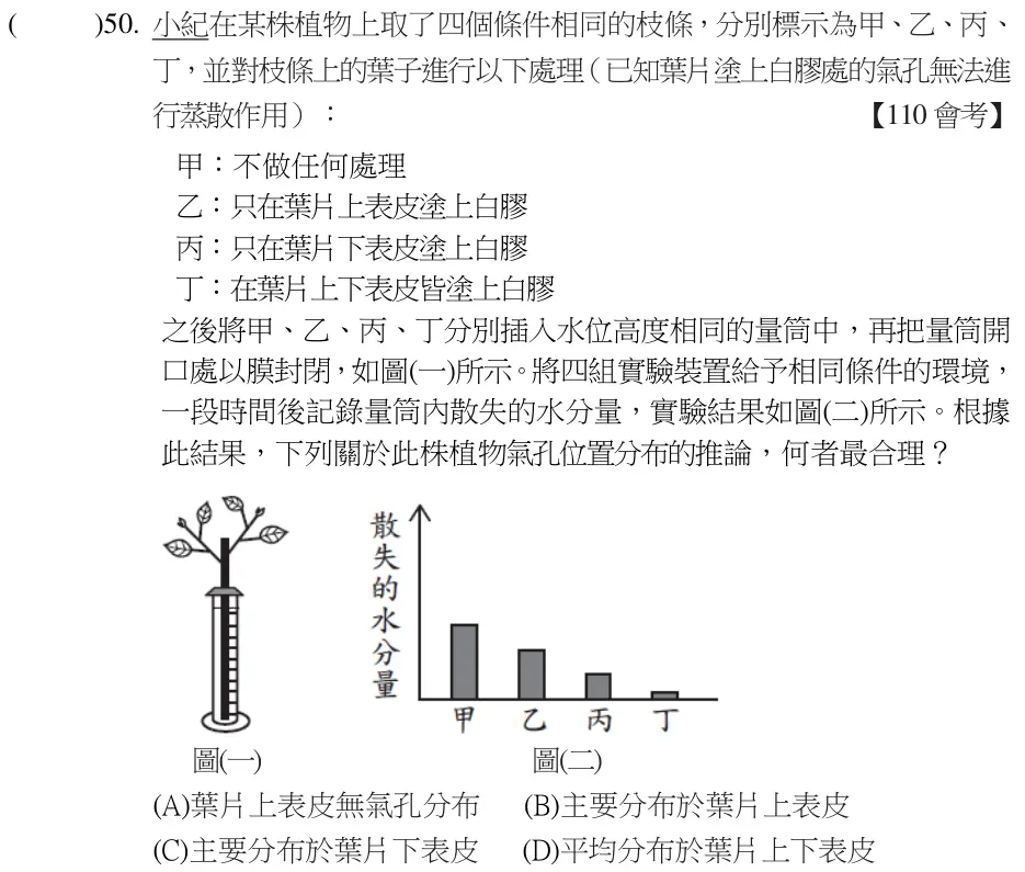 第50題題目