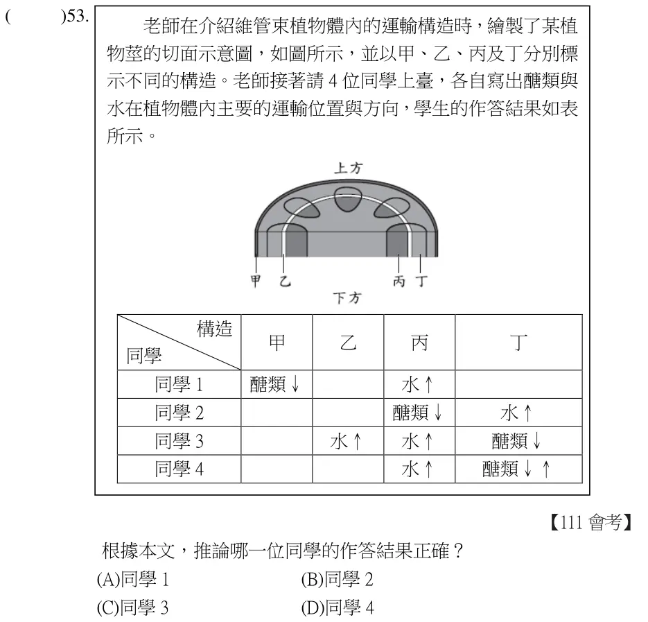 第53題題目
