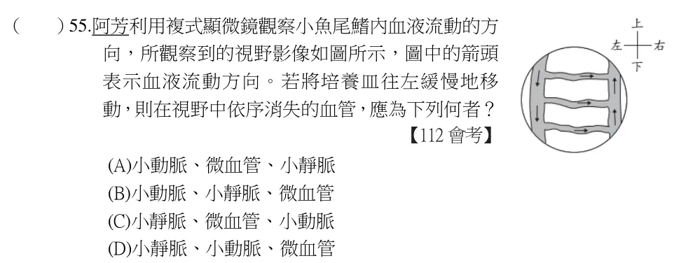 第55題題目