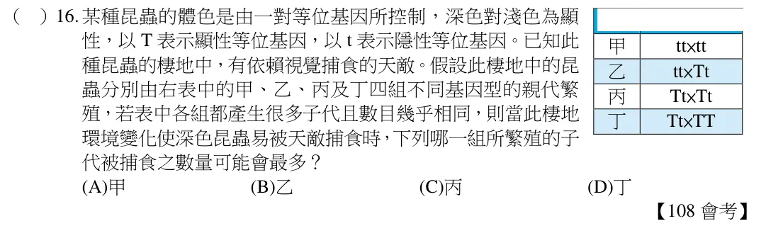 第16題題目