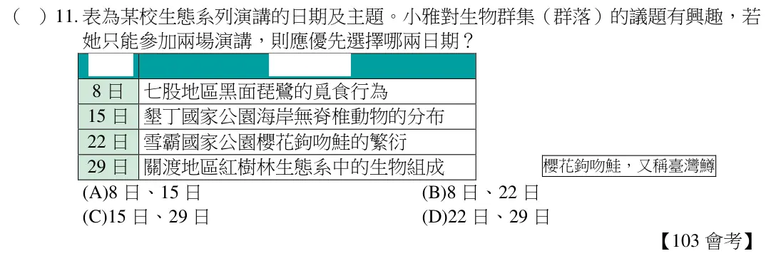 第11題題目