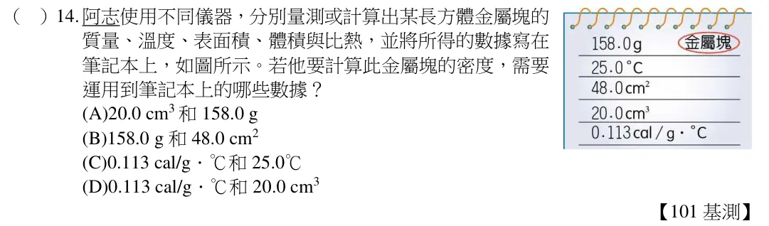 第14題題目