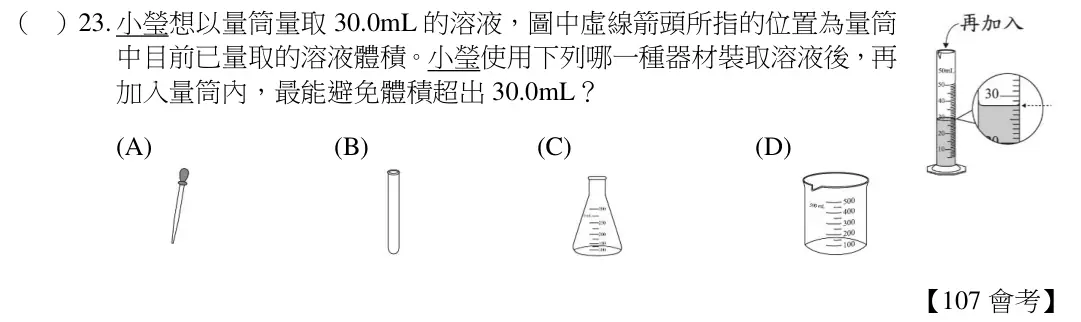 第23題題目