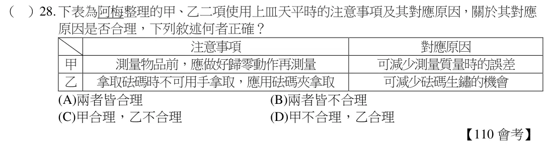 第28題題目