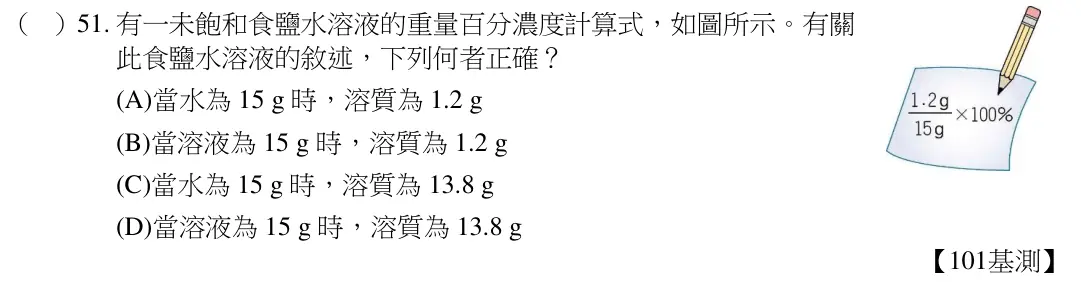 第51題題目