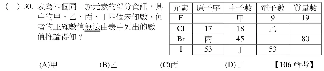第30題題目