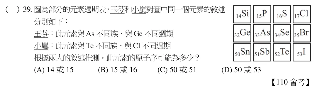 第39題題目