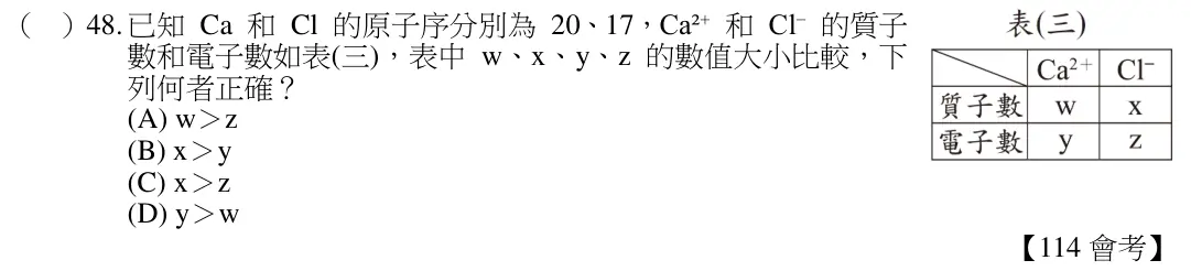 第48題題目