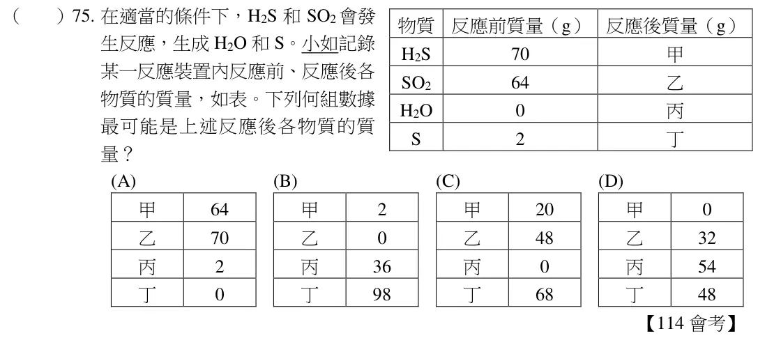 第75題題目