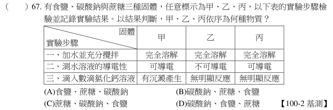 第67題題目