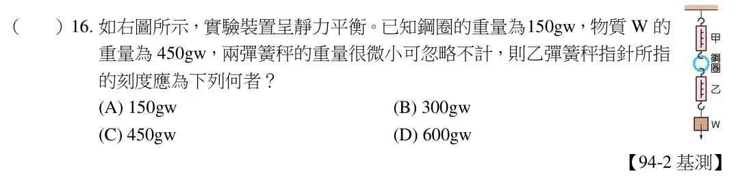 第16題題目