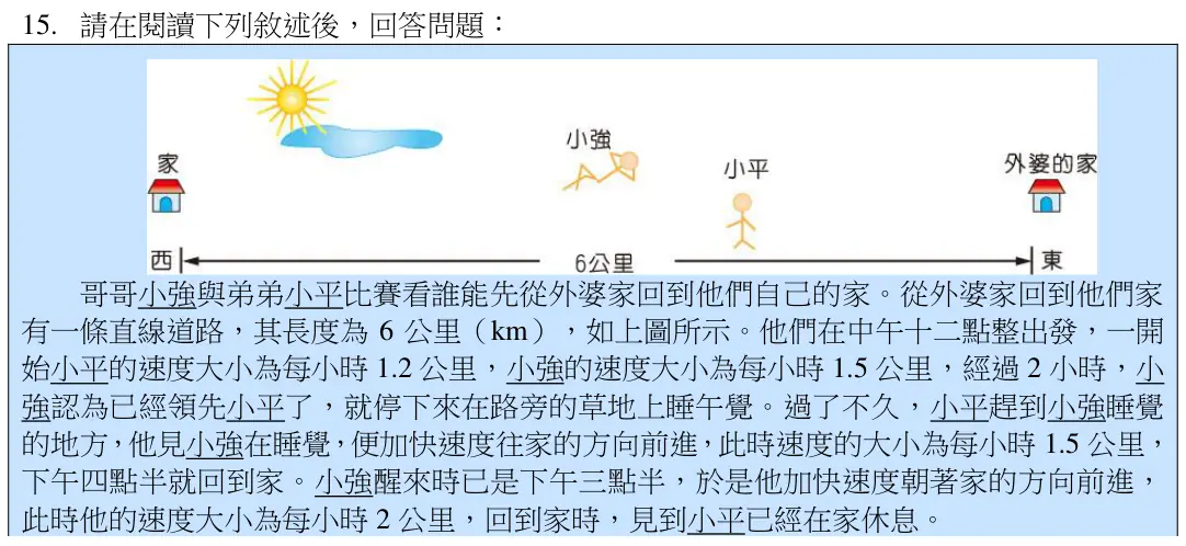 第15題題組文章