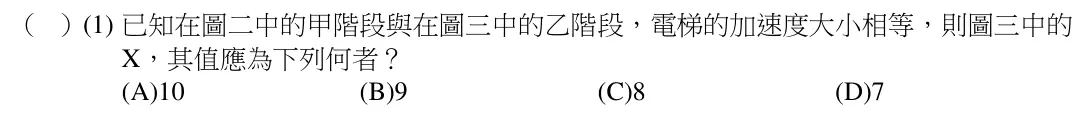 第20(1)題題目