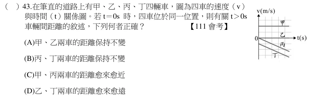 第43題題目