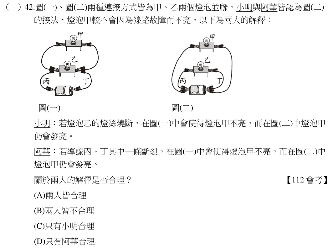 第42題題目