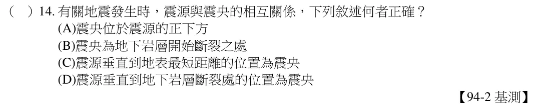 第14題題目