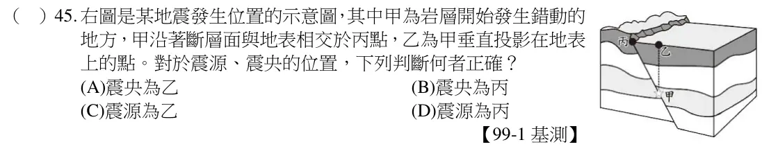 第45題題目