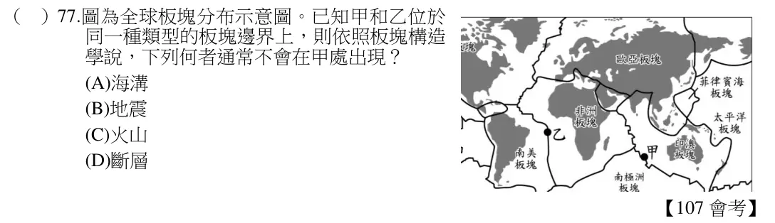 第77題題目