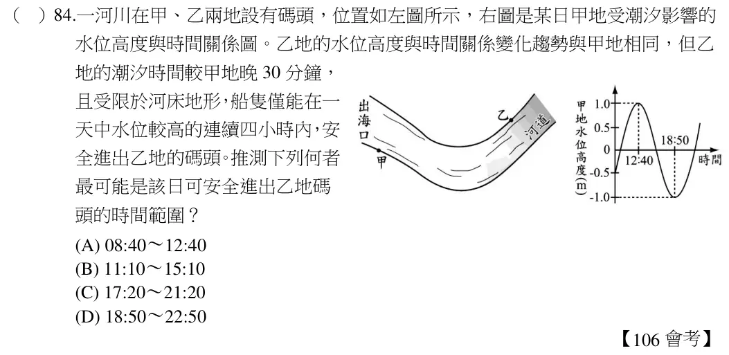 第84題題目