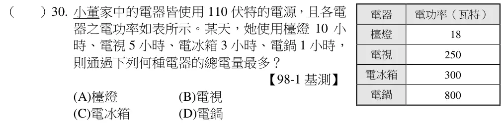 第30題題目