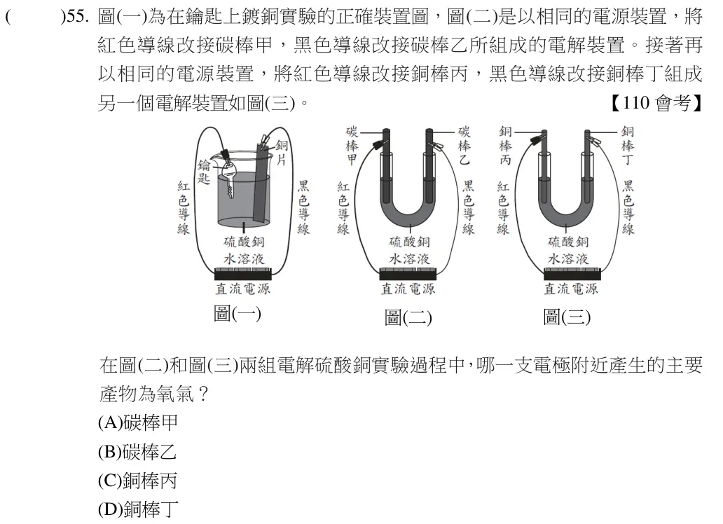 第55題題目