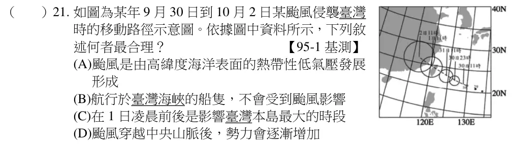 第21題題目